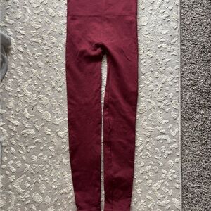 Burgundy Leggings